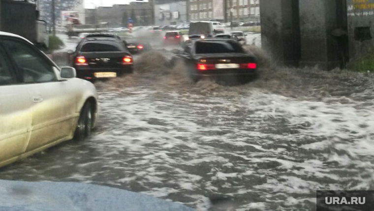 Ливень. Челябинск., потоп