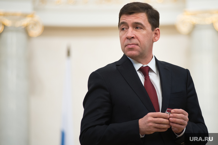 Церемония вручения государственных наград свердловчанам, внесшим значительный вклад в развитие региона. Екатеринбург , куйвашев евгений, портрет