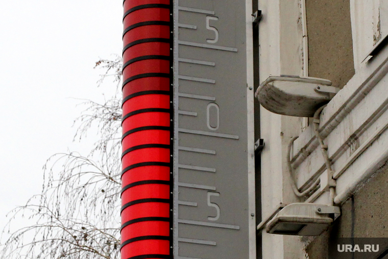 Грязь в городе
Курган, термометр