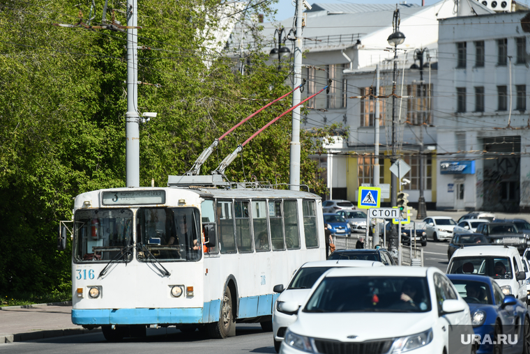 Виды Екатеринбурга, троллейбус