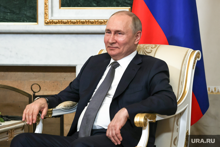 Президент России Владимир Путин на встрече с президентом Египта Абдул-Фаттахом Халилом Ас-Сиси, путин владимир