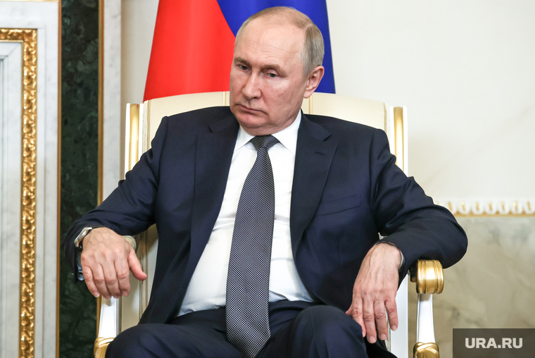 Президент России Владимир Путин на встрече с президентом Египта Абдул-Фаттахом Халилом Ас-Сиси, путин владимир