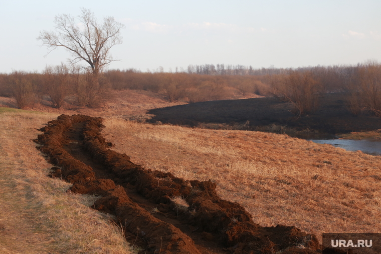 Пожар у Салаирки. Тюмень , дорога, сельская дорога, весна, осень