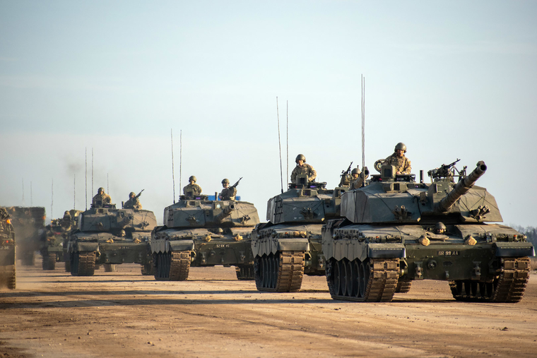Вооруженные силы Великобритании. stock, нато, танк, Challenger 2, Челленджер 2, stock
