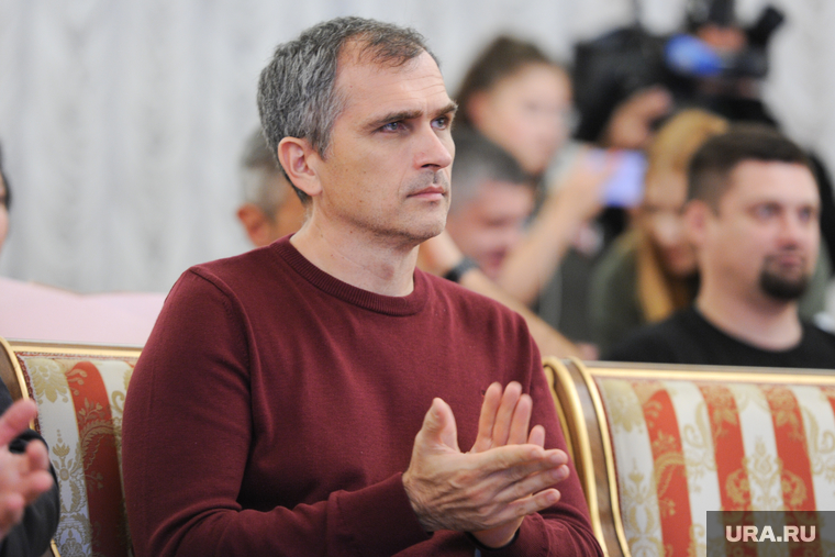 Алексей Текслер и Борис Подольный на торжественной церемонии вручения знаков «Команда Путина». Челябинск, подоляка юрий