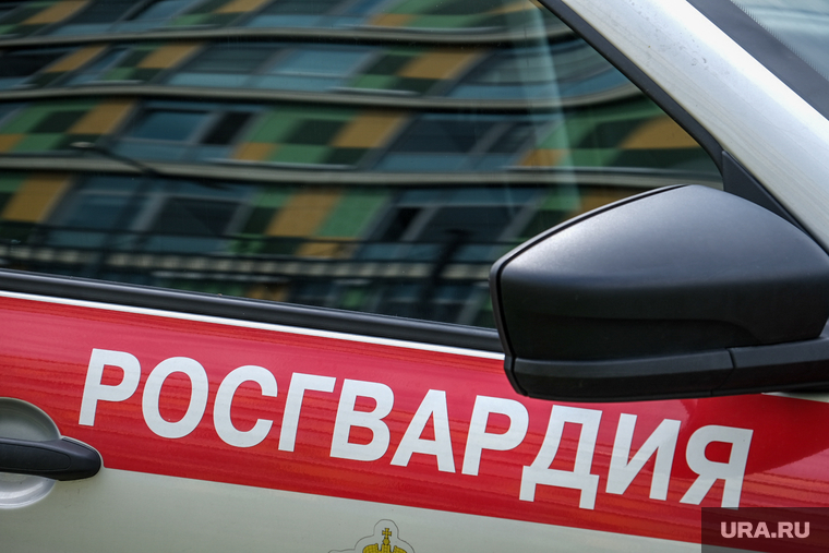 Место падения бпла на Карамышевской набережной недалеко от ГКБ №67. Москва, росгвардия
