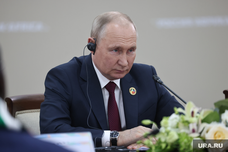 Встреча президента России Владимира Путина с президентом Зимбабве Эммерсоном Мнангагвой. Санкт-Петербург, путин владимир