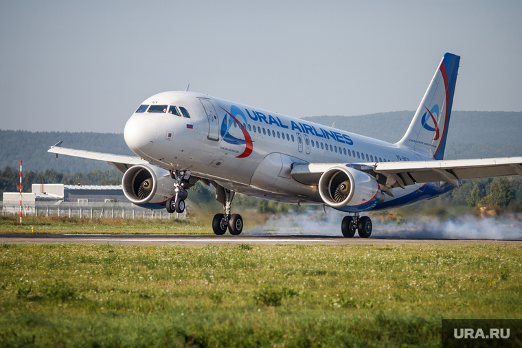 Очередной споттинг в Кольцово. Екатеринбург, уральские авиалинии, ural airlines
