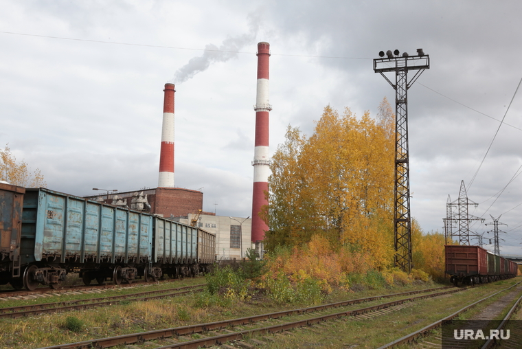 Виды Краснокамска. Пермь, тэц, труба дымит
