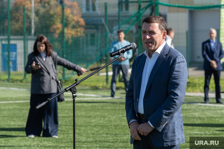 Открытие нового спортивного центра для Академии футбольного клуба «Урал». Екатеринбург, куйвашев евгений
