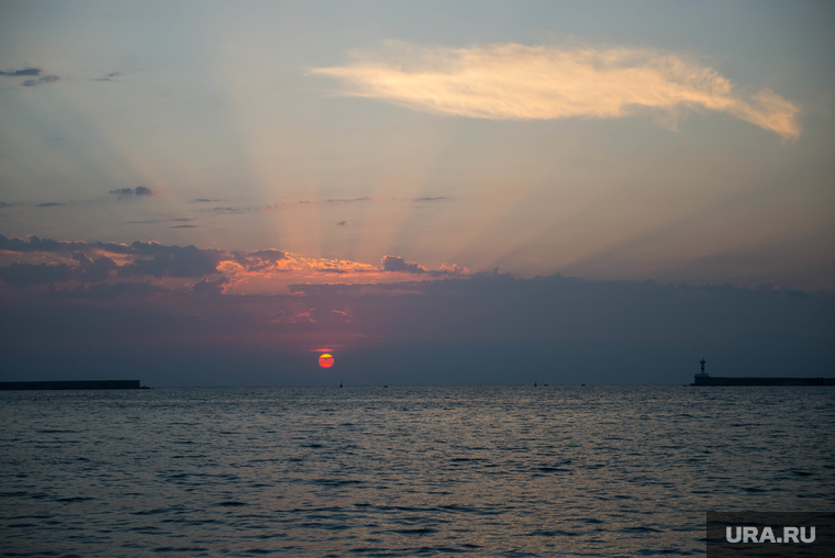 Крым., закат, севастополь, черное море, бухта, отпуск, природа