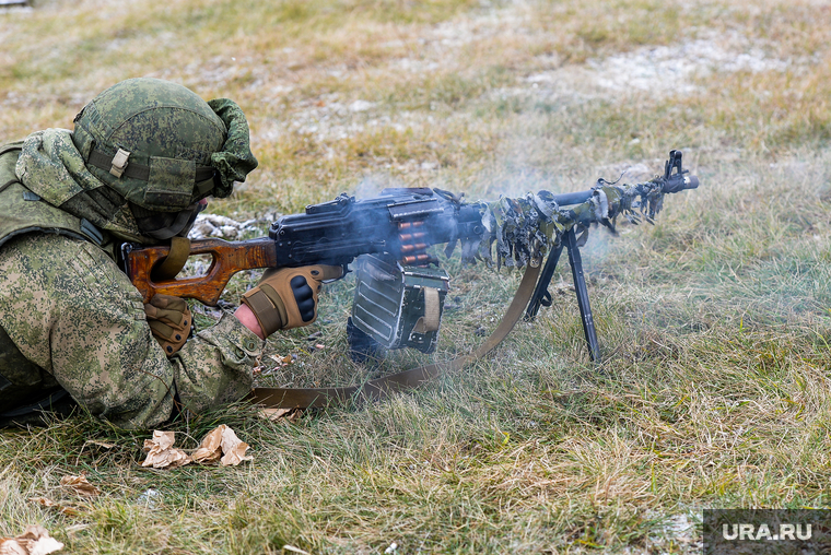 Боевое слаживание мобилизованных на Чебаркульском полигоне ЦВО. Челябинская область, учения, армия, военные, солдаты, оружие, вооружение, война, бойцы, боевые действия, полигон, сво, боевое слаживание