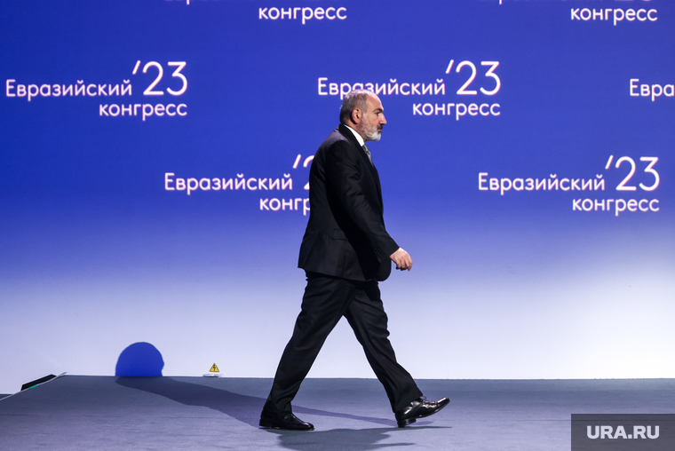 Михаил Мишустин на пленарной сессии Евразийского конгресса 2023. Сочи, пашинян никол