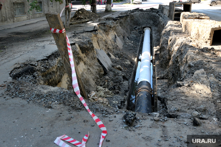Замена труб на участках дорог
Курган, траншея, замена труб
