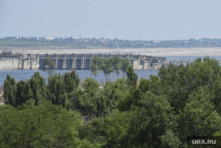 Каховская ГЭС, водохранилище. Новая Каховка, плотина, водохранилище, Новая Каховка, каховская гэс