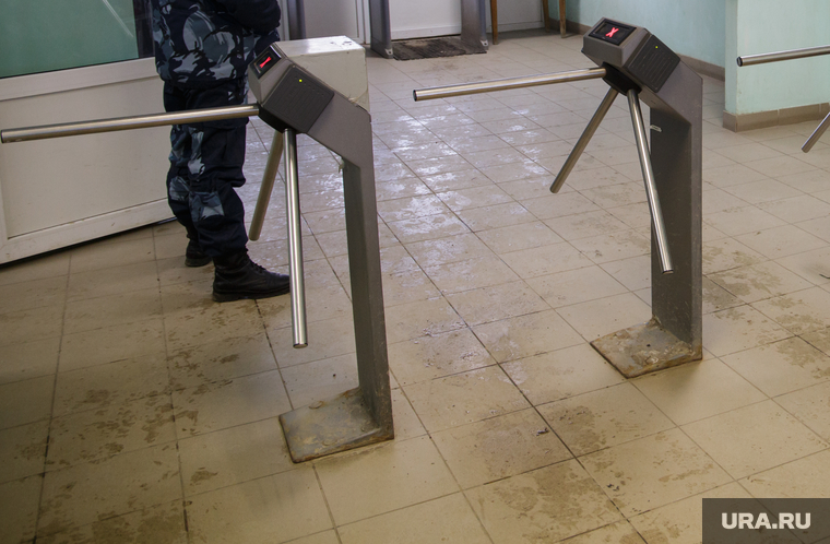 Территория СКРУ-3 ПАО Уралкалий. Соликамск , кпп, проходная, турникет, уралкалий