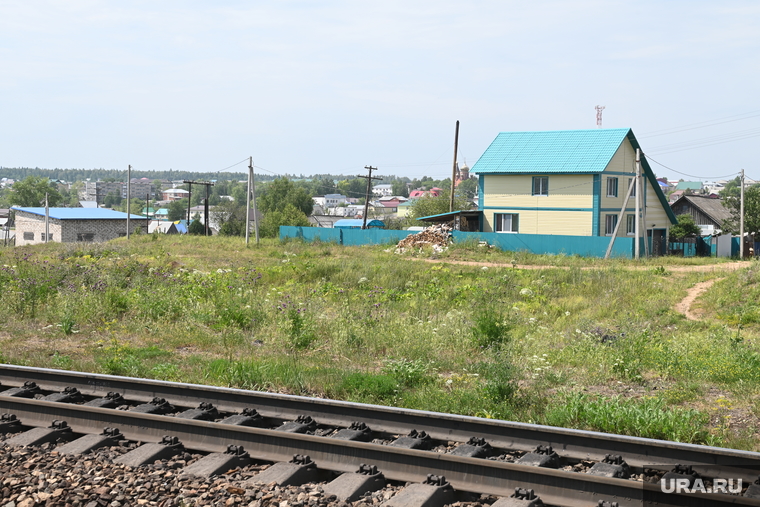 Поселок Октябрьский, Пермский край. Пермь, рельсы, ржд, жд пути