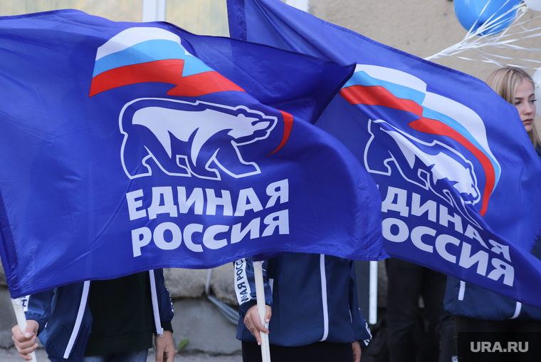 Брифинг Единой России. Курган, единая россия, едро, флаг единой россии