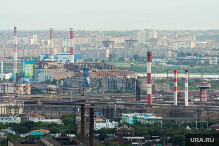 Клипарт. Магнитогорск, промзона, ммк, тэц, магнитогорск, город, промышленность челябинской области, магнитогорский металлургический комбинат, производство, экология