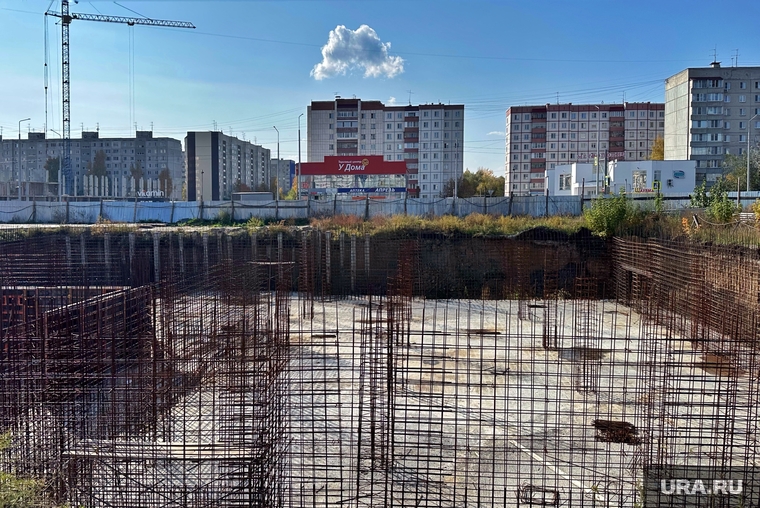 Город. Строительство бассейна для студентов КГУ. Проспект Голикова. Курган, заозерный, бассейн