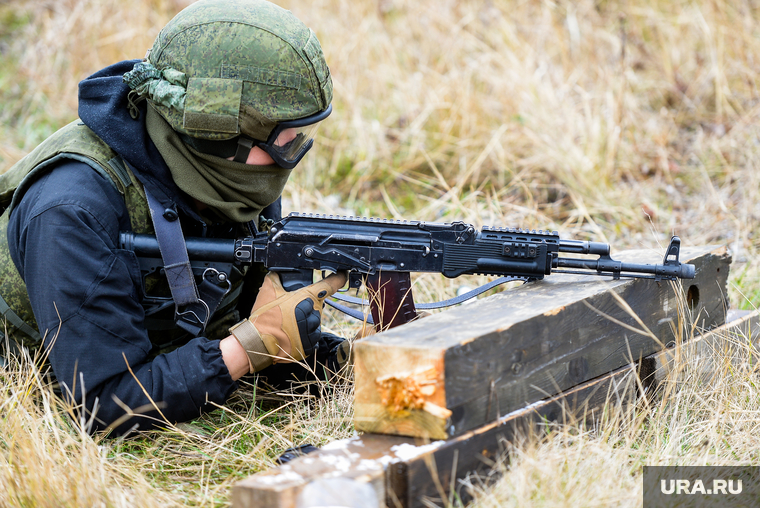 Боевое слаживание мобилизованных на Чебаркульском полигоне ЦВО. Челябинская область, учения, армия, военные, солдаты, оружие, вооружение, война, бойцы, боевые действия, полигон, сво, боевое слаживание, сбойка