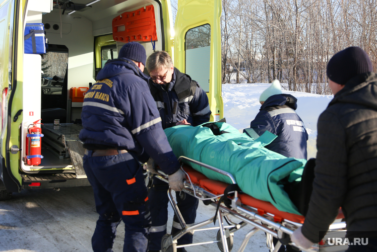 Приезд зам главы МЧС Супруновского Анатолия. Курган, первая медпомощь, первая медицинская помощь, скорая помощь, дорожная реанимация