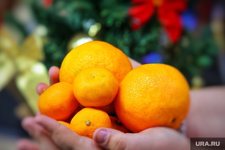 Мандарины. Курган , мандарины, апельсины, новый год