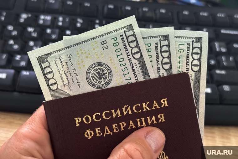 Доллары США. Курган, паспорт, валюта, паспорт рф, купюры, деньги, доллары