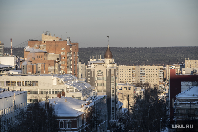 Последствия снегопада. Пермь, последствия снегопада, виды зимнего города