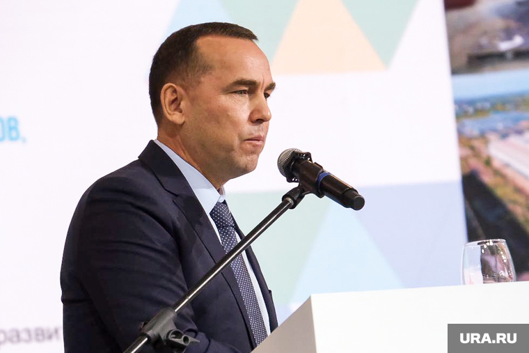 Алексей Текслер и Владимир Якушев на выставке "Россия" на ВДНХ. Москва, шумков вадим