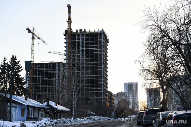Строительные площадки Екатеринбурга. Екатеринбург , высотка, новостройки