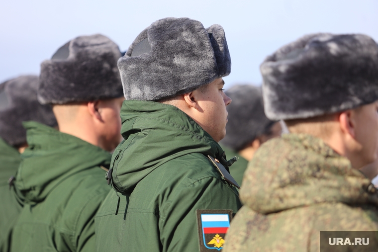 Отправка призывников. Курган , армия, солдаты, призыв, шапка, строй, мобилизация