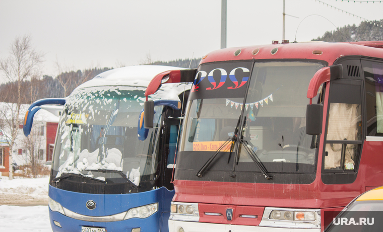Разное. Ханты-Мансийск, автовокзал, автобус