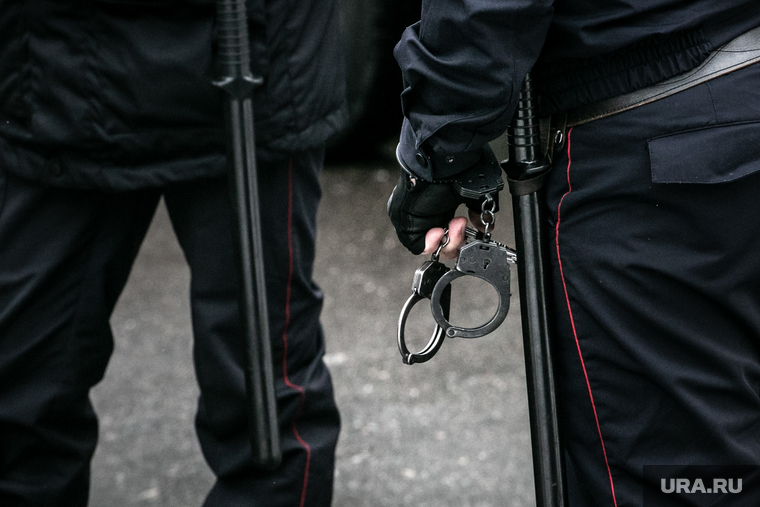 Клипарт "Полиция, доставка подследственного". Москва, полиция, спецсредства, полицейский, наручники, резиновая дубинка