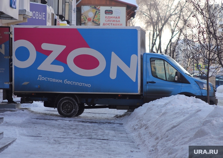 Город. Курган, доставка, зима, логистика, ozon, озон, экспедитор