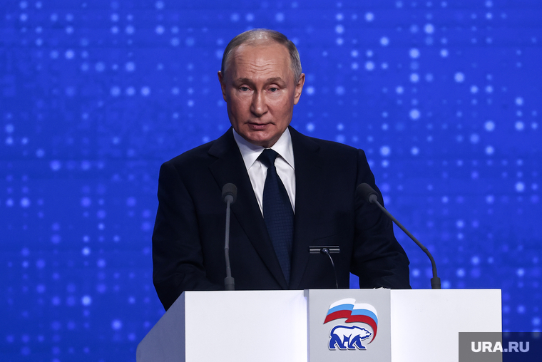 Владимир Путин на XXI съезде партии "Единая Россия". Москва, путин владимир