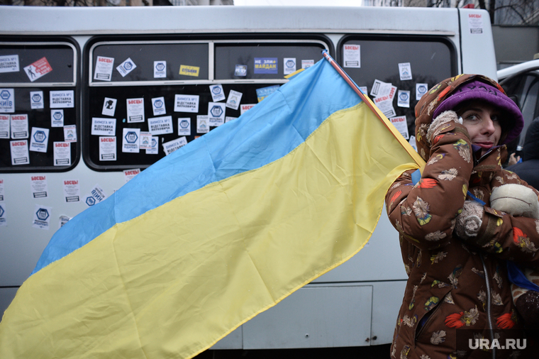Евромайдан. Киев, флаг украины