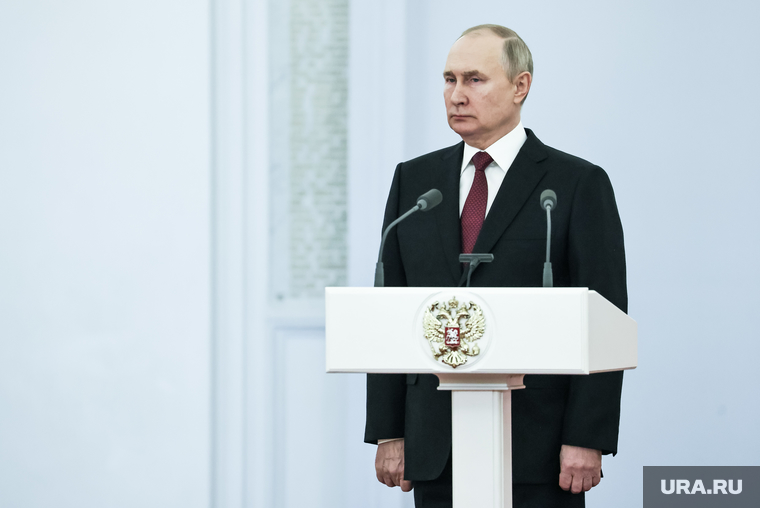 Вручение "Героя России" в Кремле. Москва, путин владимир