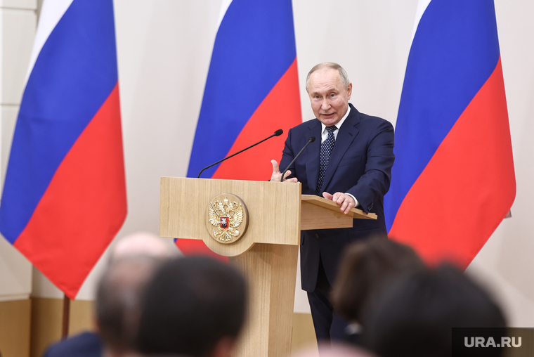 Владимир Путин на приветствии членам избирательных комиссий. Москва, путин владимир