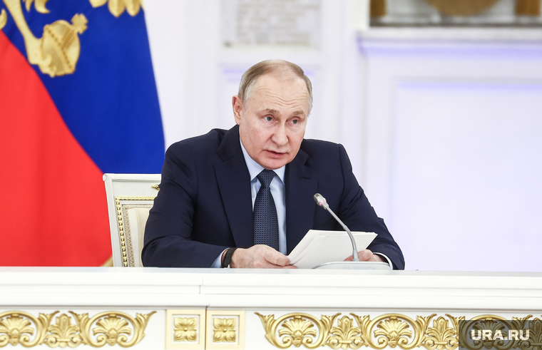 Владимир Путин на Госсовете в Кремле. Москва, путин владимир