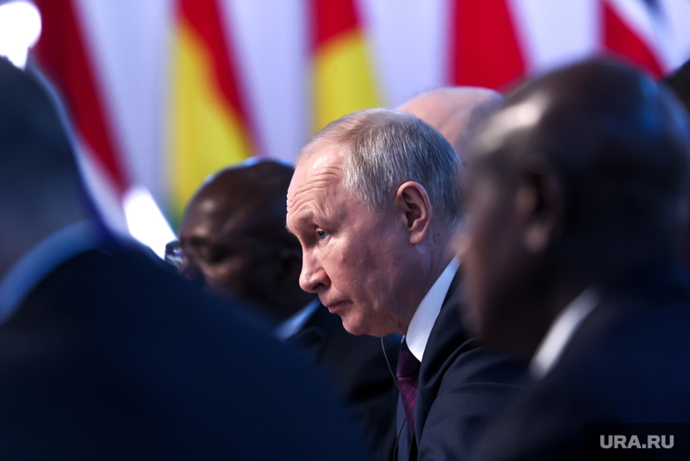 Пленарная сессия саммита "Россия-Африка". Санкт-Петербург, путин владимир