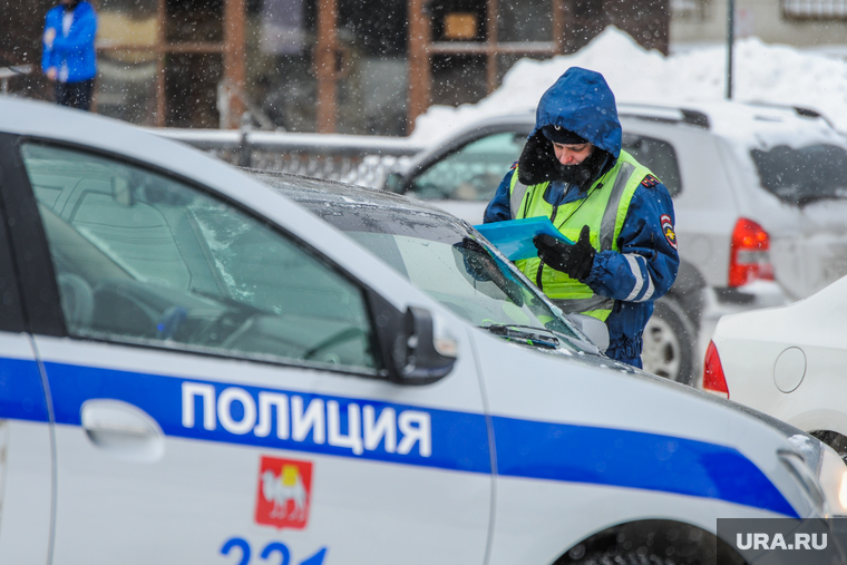 Снегопад, мороз, зима. Челябинск, снег, снегопад, зима, полиция, гибдд, дпс, гаи, проверка документов, мороз