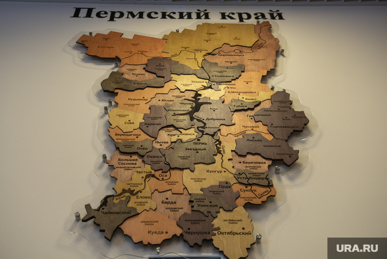 Заседание Правительства Пермского края. Пермь, карта пермского края
