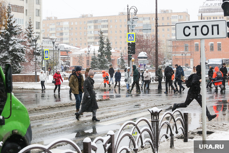 Снежный город. Тюмень, снег, зима, погода, снегопад