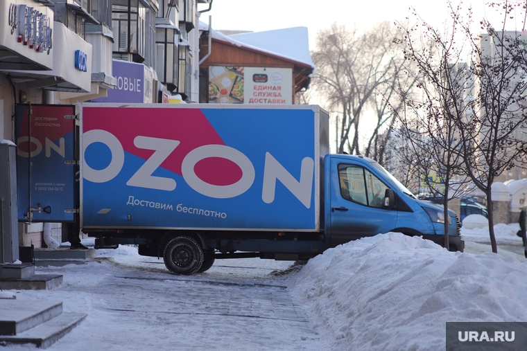 Город. Курган, доставка, зима, логистика, ozon, озон, экспедитор