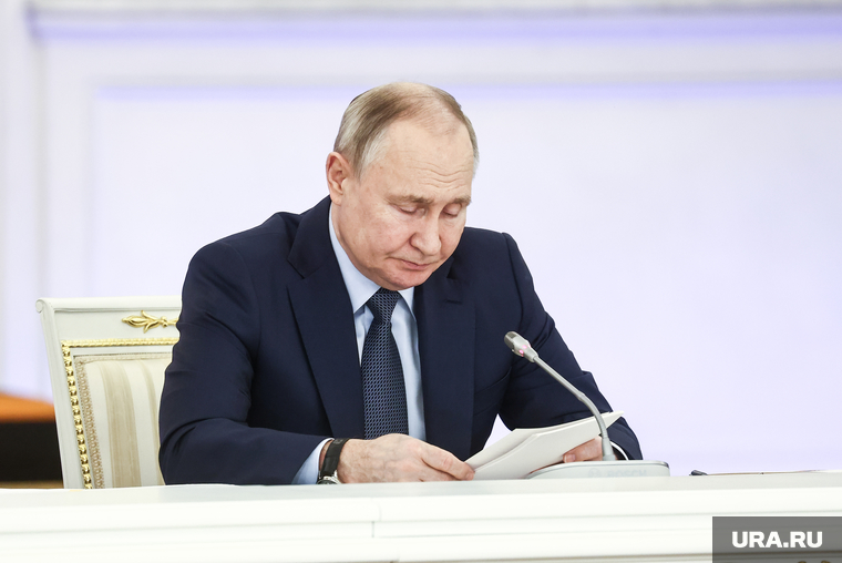 Владимир Путин на Госсовете в Кремле. Москва, путин владимир