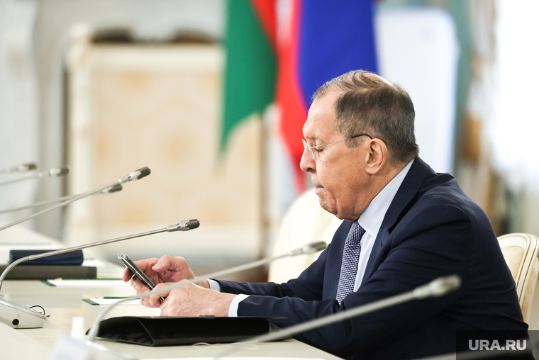 Президент России Владимир Путин и президент переходного периода Буркина-Фасо Ибрахим Траоре. Санкт-Петербург, топ, лавров сергей