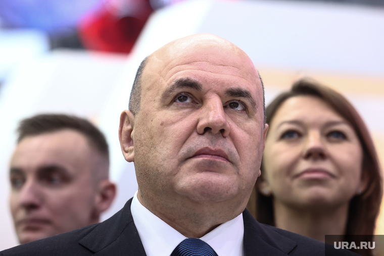 Премьер-министр России Михаил Мишустин на осмотре выставки "Россия" вместе с главами правительств стран-участниц СНГ. Москва, мишустин михаил