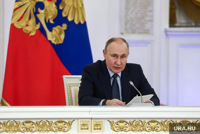 Владимир Путин на Госсовете в Кремле. Москва, путин владимир