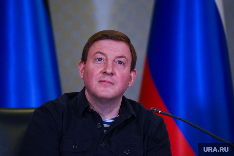 Совместная пресс-конференция Дениса Пушилина и Андрея Турчака. ДНР, Донецк, турчак андрей